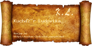 Kuchár Ludovika névjegykártya